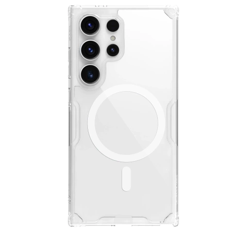 Броньований чохол Nillkin Nature Pro з магнітним кільцем для Samsung Galaxy S24 Ultra - білий