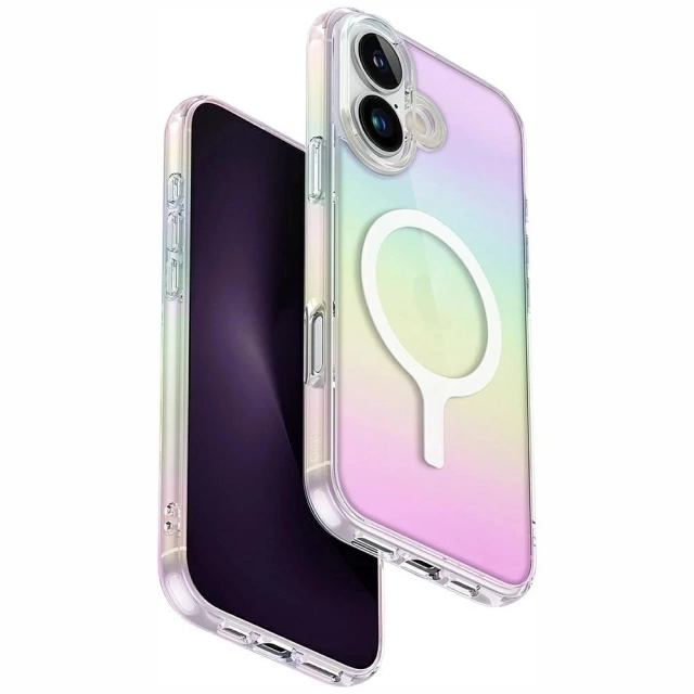 Etui do iPhone 16 UNIQ Iridescia MagClick Holograficzne