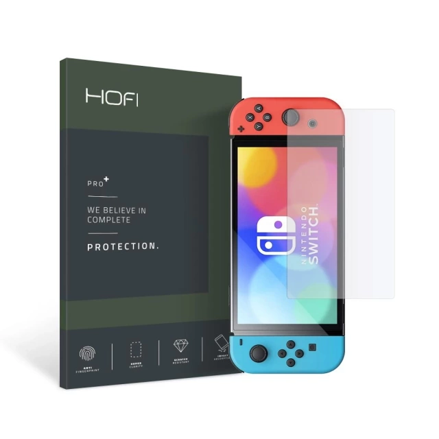 Загартоване скло hofi glass pro nintendo switch oled