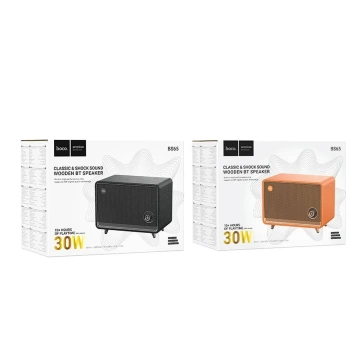 Retro Bluetooth Speaker 30W, 2600mAh FM / TF / AUX - Portable, 10h
