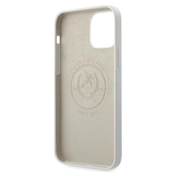 Puzdro na telefón US Polo USHCP12LSLHRWH pre Apple iPhone 12 Pro Max bielo/biela silikónová kolekcia