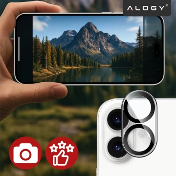 2x Glass Lens Camera for Apple iPhone 16 Pro / 16 Pro Max Alogy Lens Protector Pro Transparent