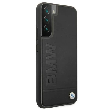 BMW BMHCS22MSLLBK Puzdro pre Galaxy S22 S906pevné puzdro Signature Logo Potlač čierna/čierna