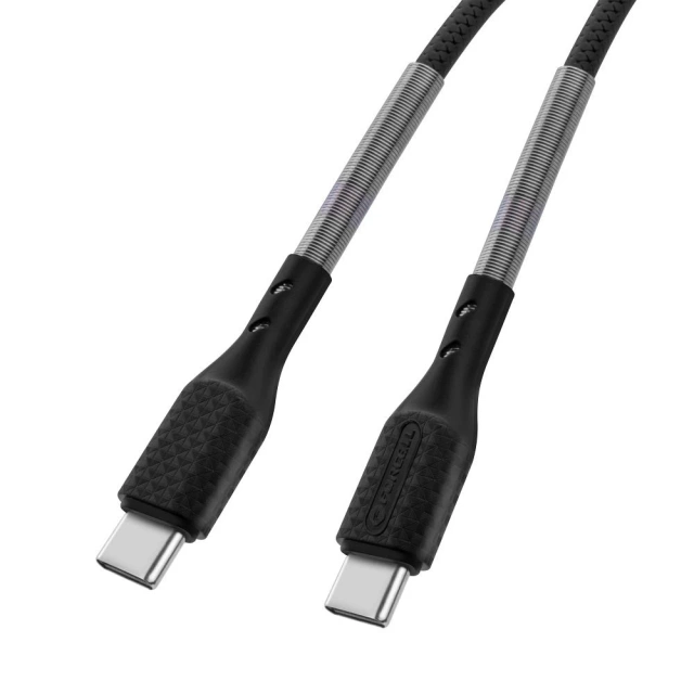 Kabel USB-C – USB-C 100W Forcell F-Energy Carbon 1 m CB-04C czarny
