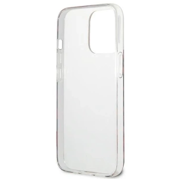 Guess GUHCP13LHSLEOR iPhone 13 Pro / 13 6,1" černý/červený pevný obal Leopard