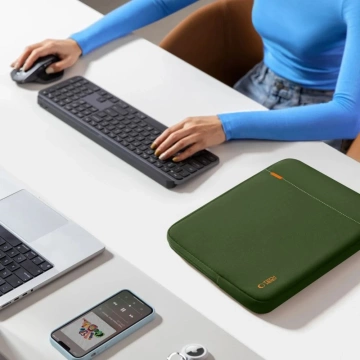 Etui Tech-Protect Defender Laptop 13-14" Army Green Pokrowiec