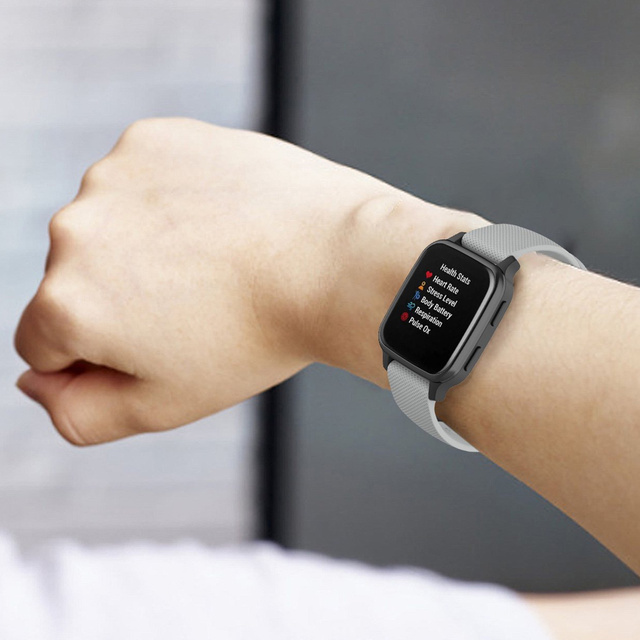 Pasek uniwersalny Alogy Strap z klamrą na smartwatch zegarek 18mm szary