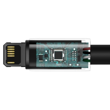 Baseus Tungsten USB - Lightning kabel 2,4 A 2 m černý (CALWJ-A01)