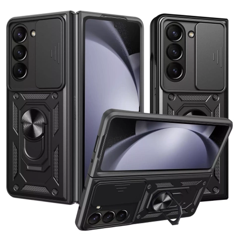 Pouzdro na iPhone 14 Pro Mag Safe Matt Case Cover matné Alogy Ring obrněné pouzdro na telefon černé