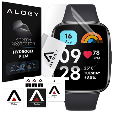 2x захисна плівка Alogy Hydrogel Smartwatch для Xiaomi Redmi Watch 3