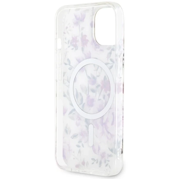 Etui Guess GUHMP14MHCFWST pro iPhone 14 Plus 6,7" pevný obal Flower MagSafe