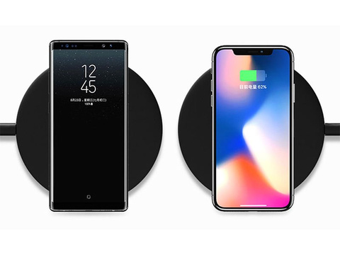 USAMS 10W US-CD24 indukční nabíječka iPhone 8 X MFI černá