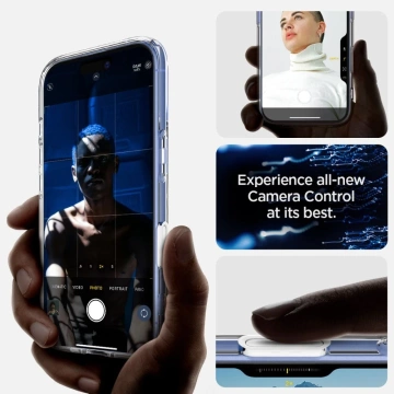 Kryt Spigen Ultra Hybrid „T“ MagSafe pre iPhone 16 biely