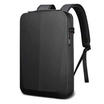 Bange voděodolný batoh na 15,6" notebook, městský cestovatel, 45x30x16 cm, do práce, do letadla, pánské, dámské, s USB portem Černá