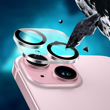 Kryt na kameru Hofi Cam Pro pre Apple iPhone 15 / 15 Plus Clear