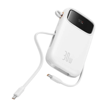 Baseus QPow 2 10000mAh 30W Powerbank Білий