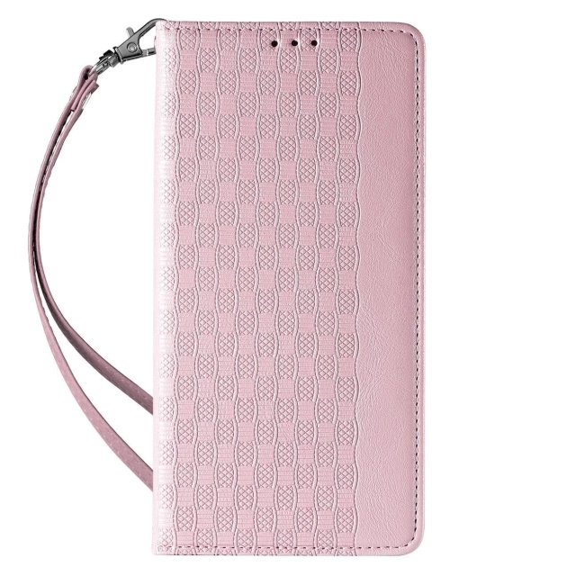Чохол з магнітним ремінцем для iPhone 13 Pro Max Pouch Wallet Mini Lanyard Pendant Pink