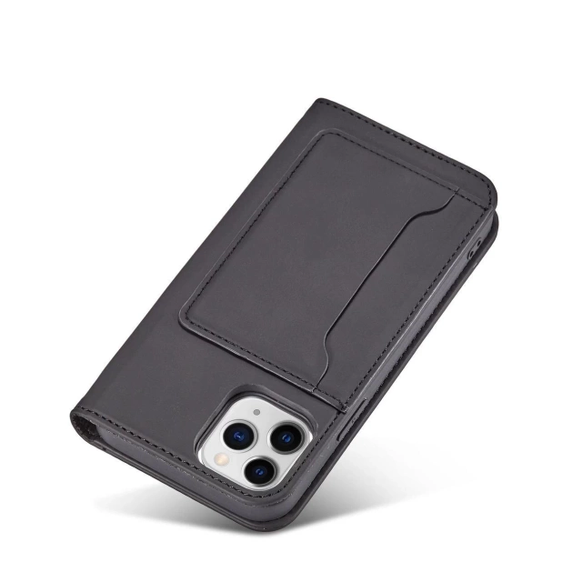 Магнітний чохол для карток для iPhone 12 Pro Pouch Card Wallet Card Holder Black