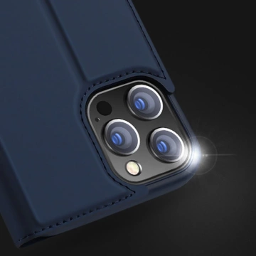 Dux Ducis Skin Pro Holster Flip Cover pro iPhone 13 Pro modrý