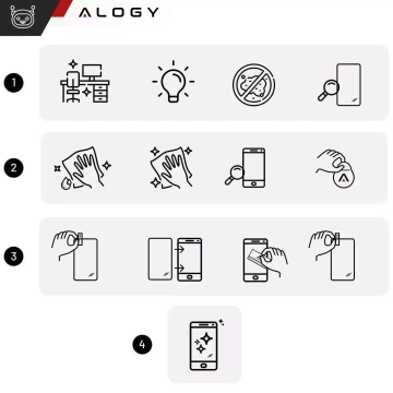 Szkło hartowane Prywatyzujące do Samsung Galaxy S24 Ultra matowa ochrona na ekran Alogy Privacy Glass