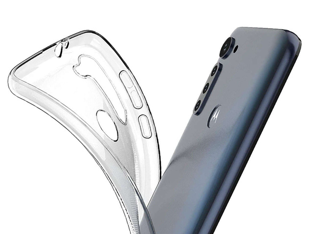 Alogy Silikonhülle Gehäuse für Motorola Moto G8 Power transparent