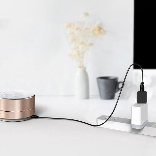 Alogy 2in1 AUX Bluetooth 5.1 Receiver Adapter - Wireless Signal Double-sided USB-A Black