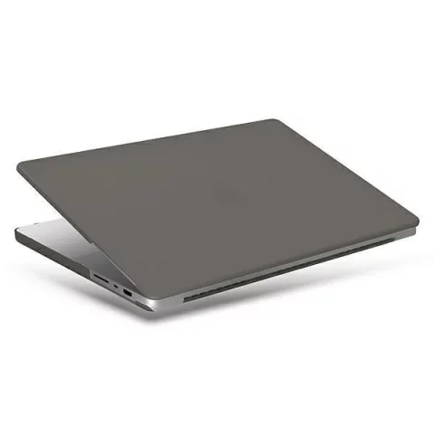 Pouzdro na notebook UNIQ Claro pro MacBook Pro 16" (2021) transparentní šedá/kouřově matná šedá