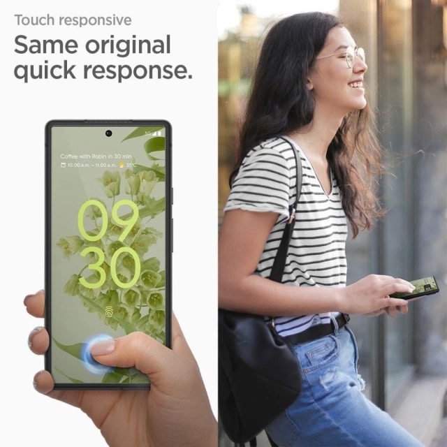 Spigen Alm Glas.tr Slim 2-pack Google Pixel 7 Clear Tempered Glass