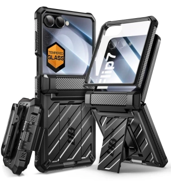 Etui Ochronne do Galaxy Z Flip 7 Supcase Unicorn Beetle Pro Czarny