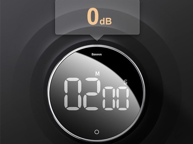 Baseus Heyo Rotation Magnetic Digital Timer Black