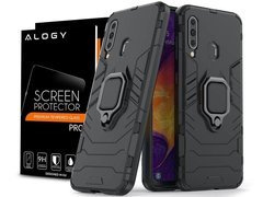 Alogy Stand Ring Armor case for Samsung Galaxy A60/M40 black Alogy Glass
