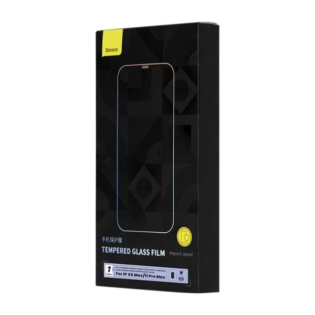 Tempered glass with 0.3mm Baseus privacy filter for iPhone XS Max/11 Pro Max