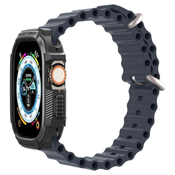 Etui ochronne Spigen Rugged Armor do Apple Watch Ultra (49mm) Matte Black