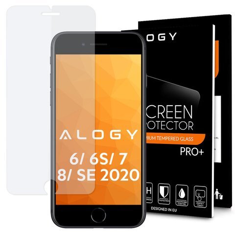 Tvrdené sklo Alogy na displej Apple iPhone 6, 6S, 7, 8, SE 2022/2020