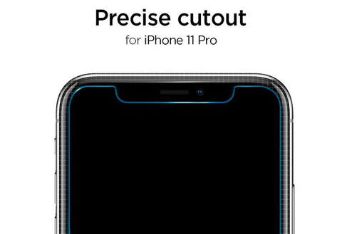 2x Spigen Align Master Glas.tR Glas für Apple iPhone Xr / 11