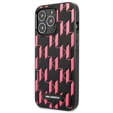 Etui Karl Lagerfeld KLHCP13XMNMP1P pro iPhone 13 Pro Max 6,7" pevné pouzdro Monogram Plaque