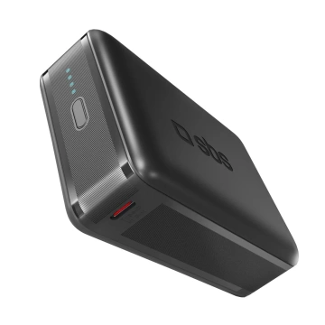 Powerbank SBS 20000mAh 65W PD USB-C USB-A Czarny do Laptopa