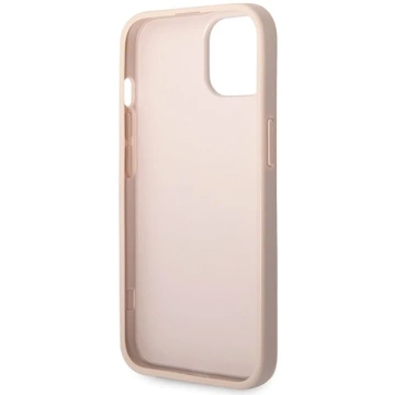 Guess GUHCP15S4GMGPI case for iPhone 15 6.1" pink/pink hardcase 4G Big Metal Logo