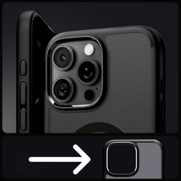 Etui Spigen Ultra Hybrid Mag MagSafe pre Apple iPhone 16 Pro Max Frost Black