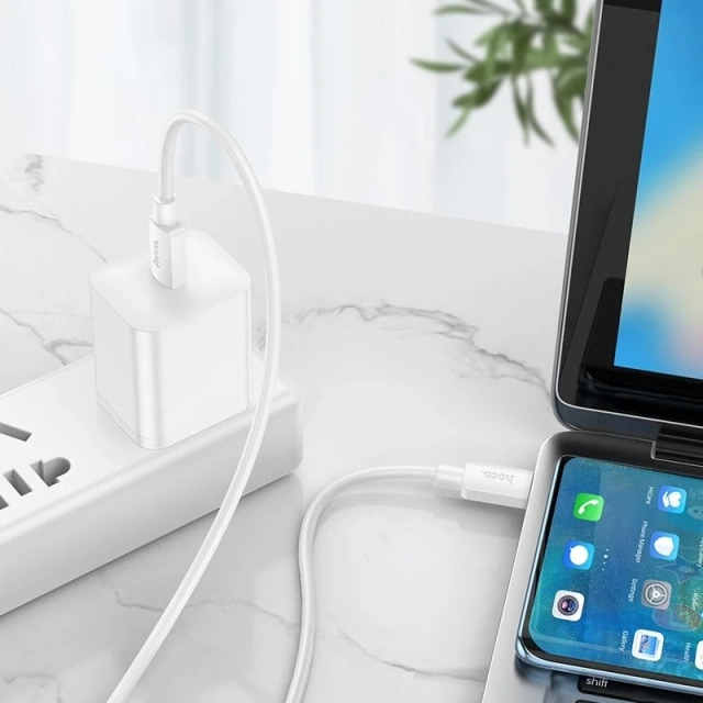 HOCO Cable Type C to Type C X96 1m White PD 60W 3A Fast Charging