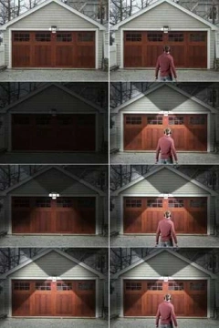 Solárna lampa 171 super silných LED s vonkajším panelom Izoxis