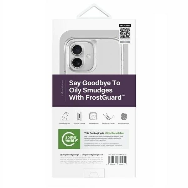 Чохол UNIQ LifePro Xtreme для iPhone 16 6.1" Magclick Charging Transparent/Frost Clear