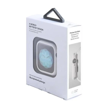 UNIQ case Lino Apple Watch Series 4/5/6/SE 44mm. white/dove white