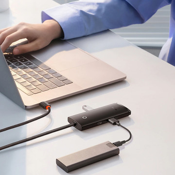 HUB Adapter Baseus Lite Serie Adapter USB-A auf 4x USB-A 100cm