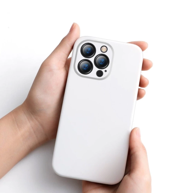 Baseus Liquid Gel Case Silicone Cover for iPhone 13 Pro Max white (ARYT000502)