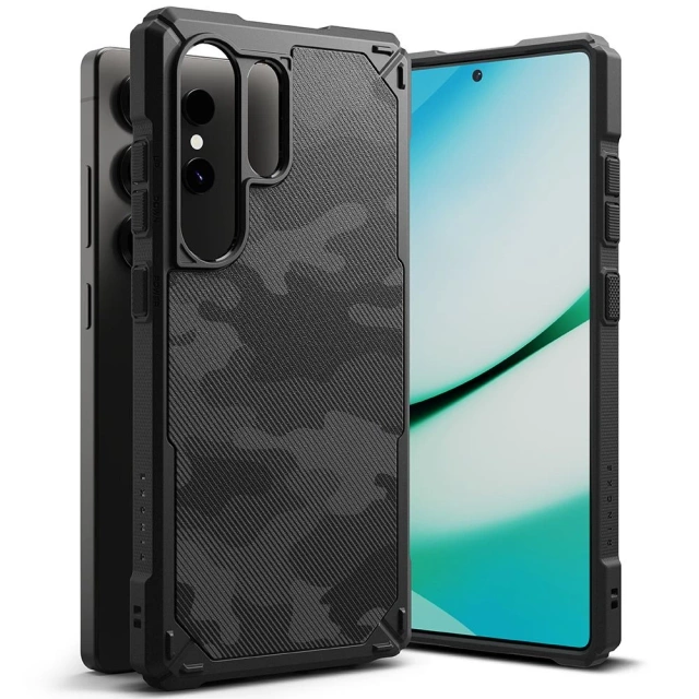Etui für Samsung Galaxy S25 Ultra Camo Schwarz Ringke Rugged Gear