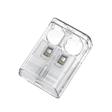 Slúchadlá Joyroom JR-TC1 IceLens Series Bluetooth 5.3 LED TWS – biele