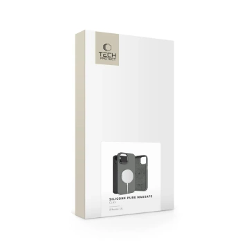 Etui do iPhone 15 Tech-Protect Silicone Pure MagSafe Clay