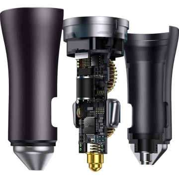 BASEUS Car Charger 2 x Type C PD QC4.0 3A 40W CGJP000013 Black