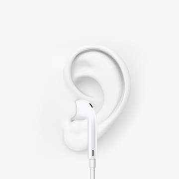 Vega Colors EarPods USB-C Typ C NOVÝ ČIP Kabelová sluchátka bílá